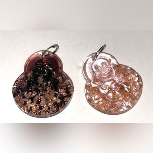 Buddha Glass Charms